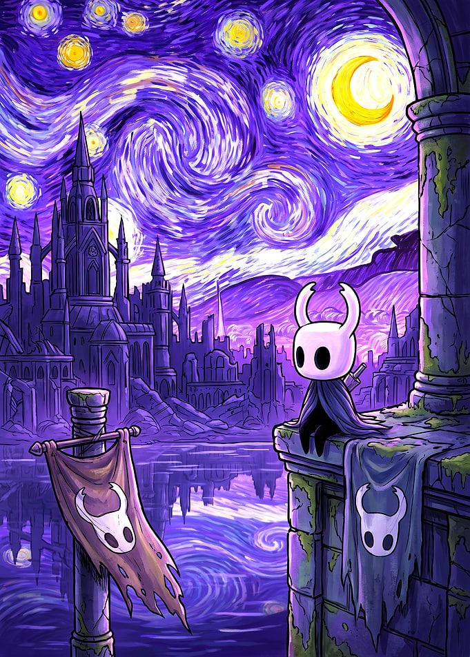 Hollow Knight Starry Night Mashup