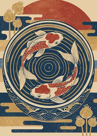 Dawn Koi Spiral