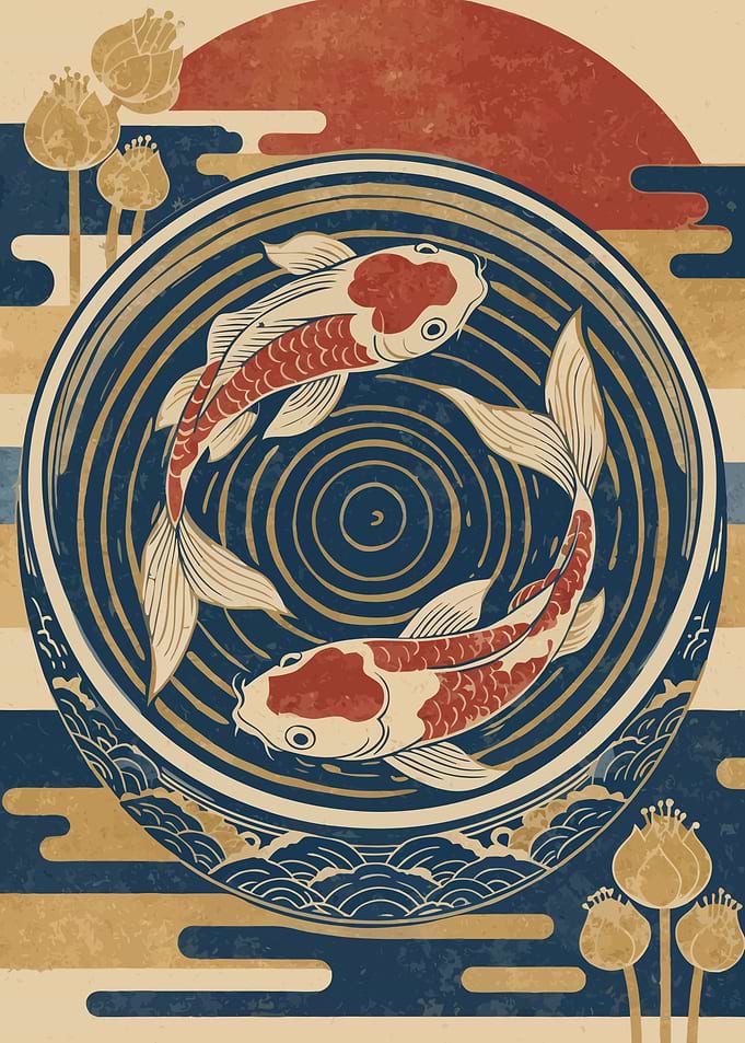 Dawn Koi Spiral