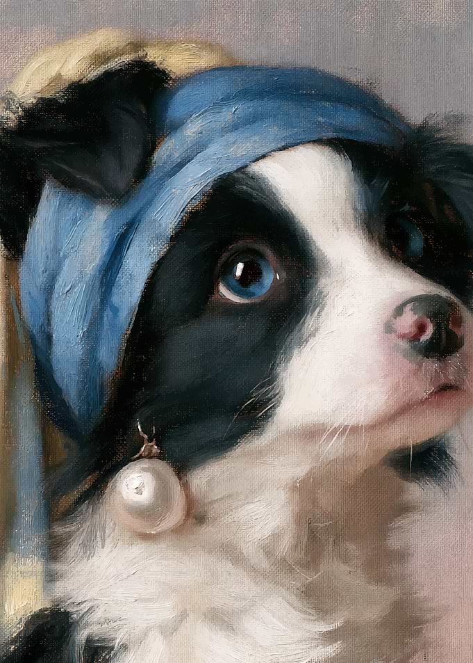 Girl with a Pearl Earring Dog