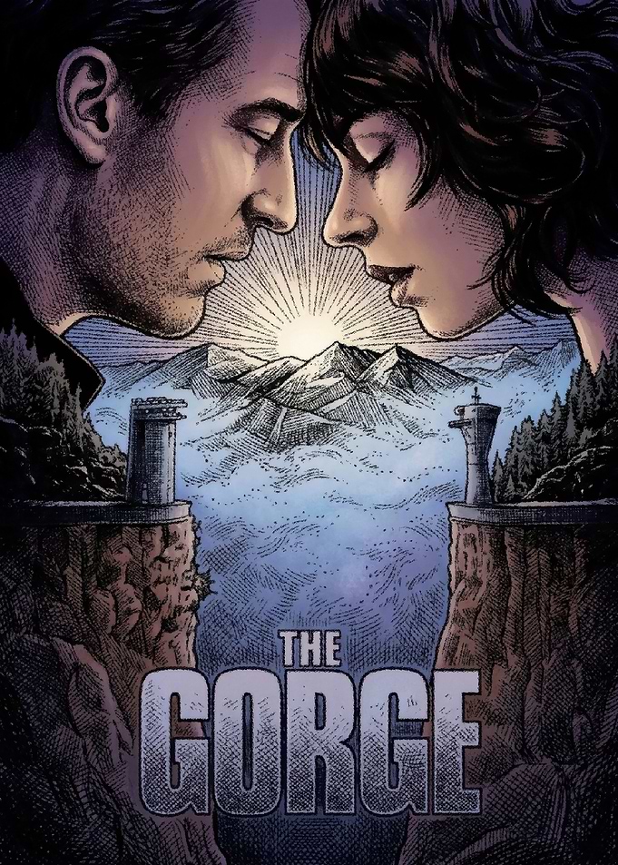 The Gorge Movie Poster Art