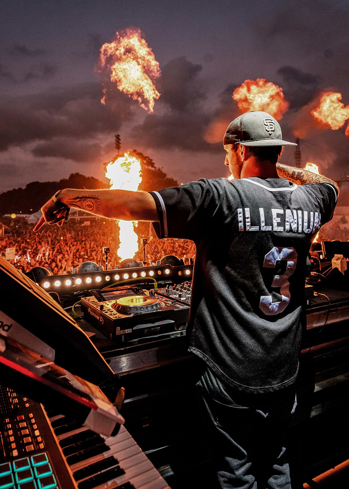 Illenium Performing Live on Stage
