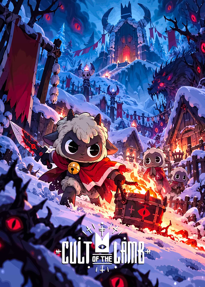 Cult of the Lamb Winter Scene