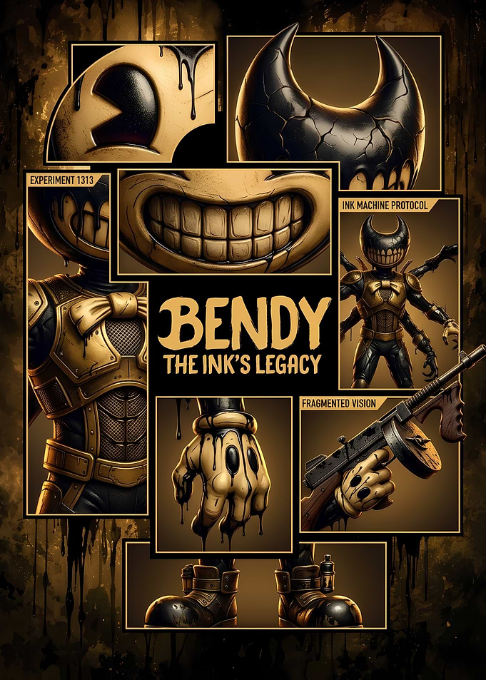 Bendy The Ink's Legacy Poster