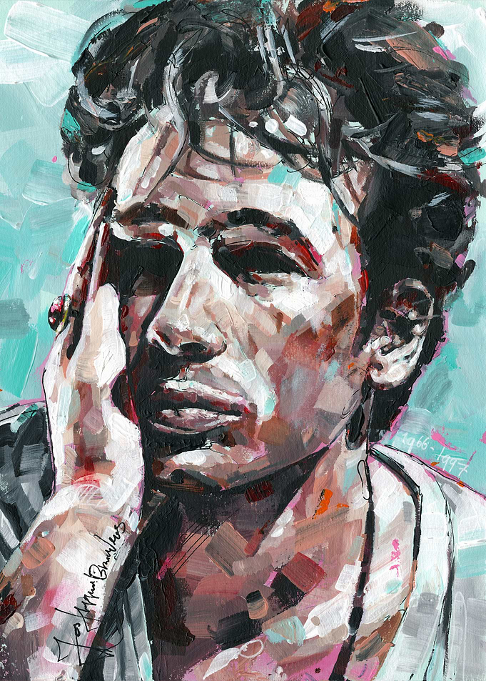 Jeff Buckley Portrait Painting