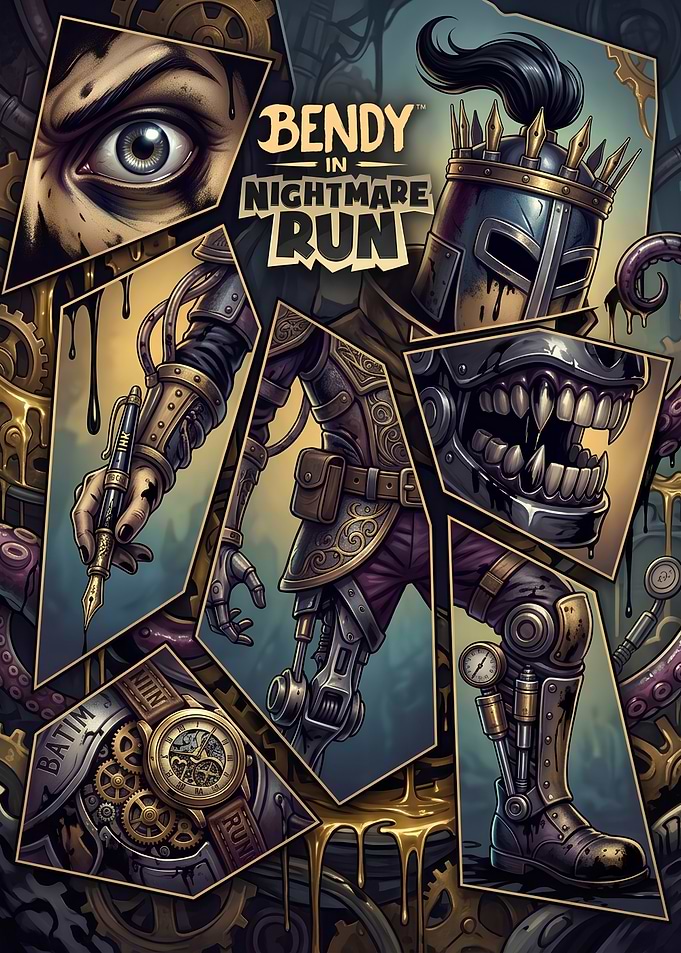Bendy in Nightmare Run Poster