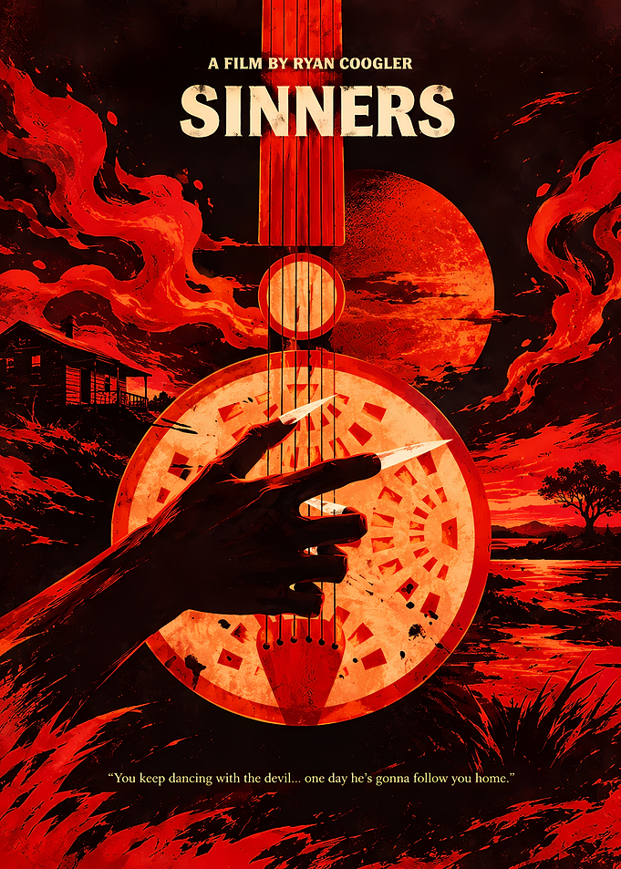 Sinners Movie Poster Art