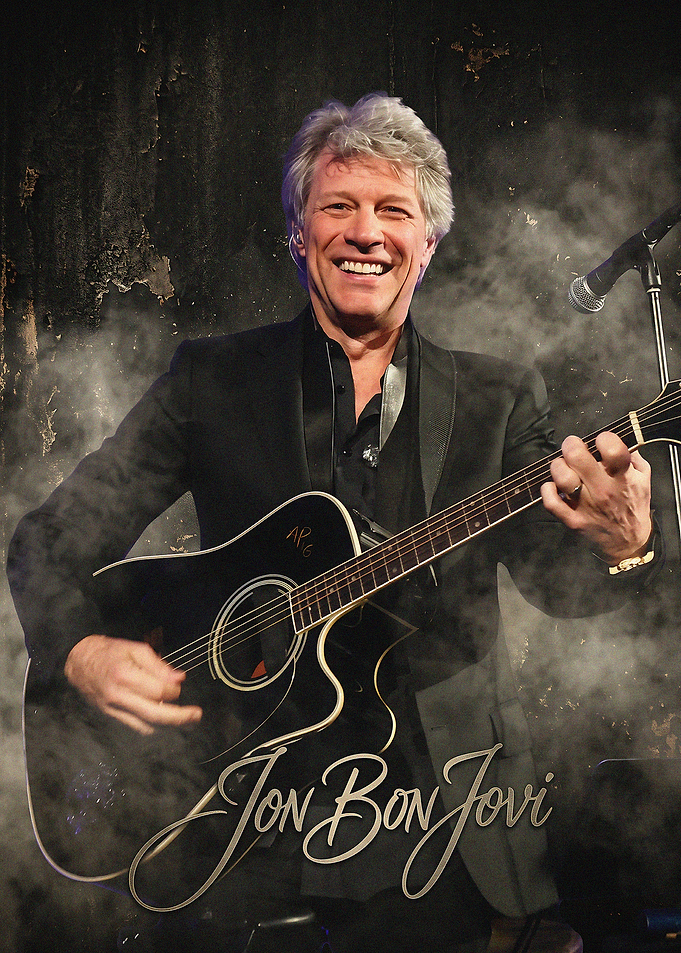 Jon Bon Jovi Playing Acoustic Guitar