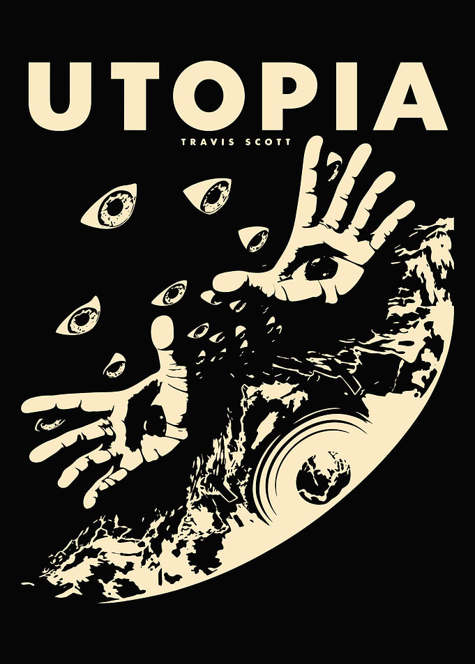 Travis Scott Utopia Album Art Poster