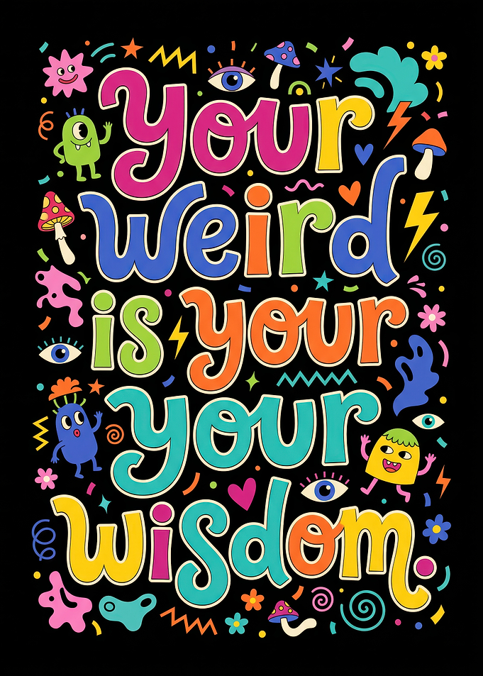Your Weird Is Your Wisdom Poster