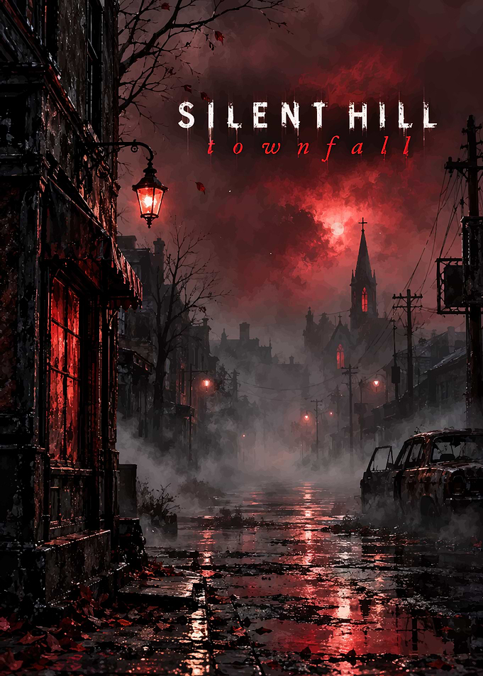 Silent Hill Townfall Horror Poster