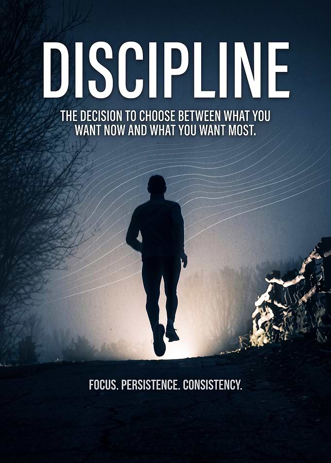Discipline Motivation Fitness Art