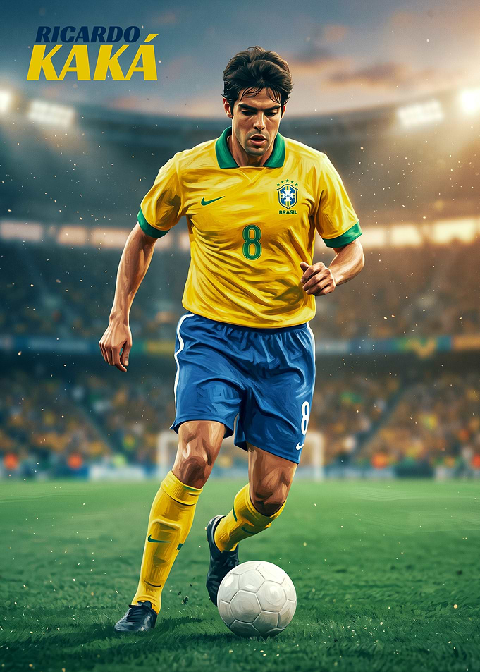 Ricardo Kaka Brazil Soccer Poster