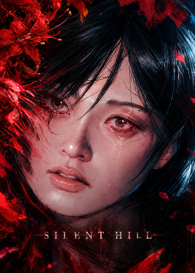 Silent Hill Crying Woman Portrait