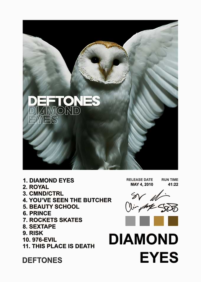Deftones Diamond Eyes Album Poster