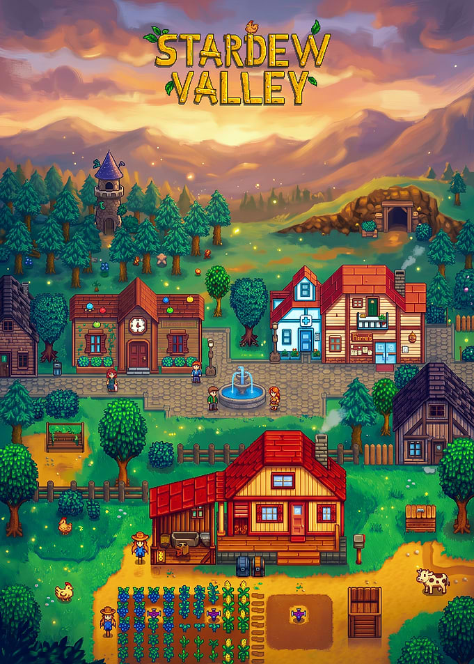 Stardew Valley Game World Overview