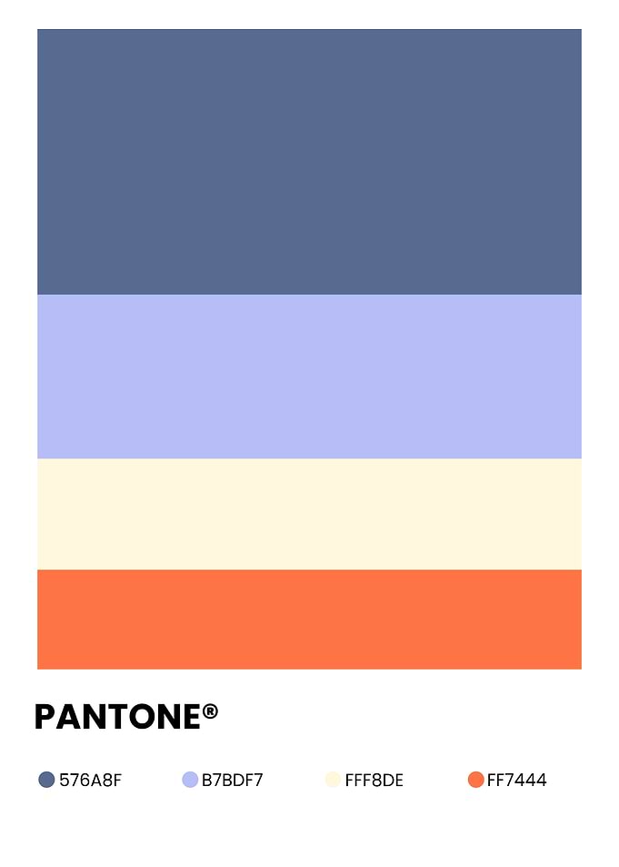 Pantone Color Palette Swatch