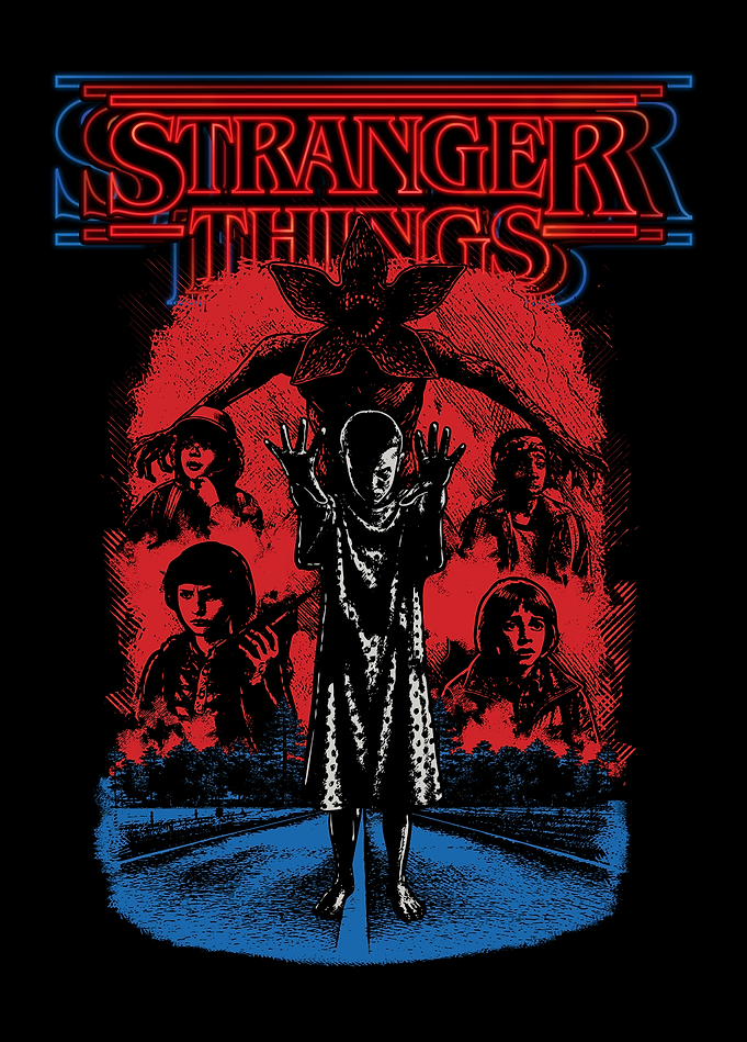 Stranger Things - Eleven and the Demogorgon