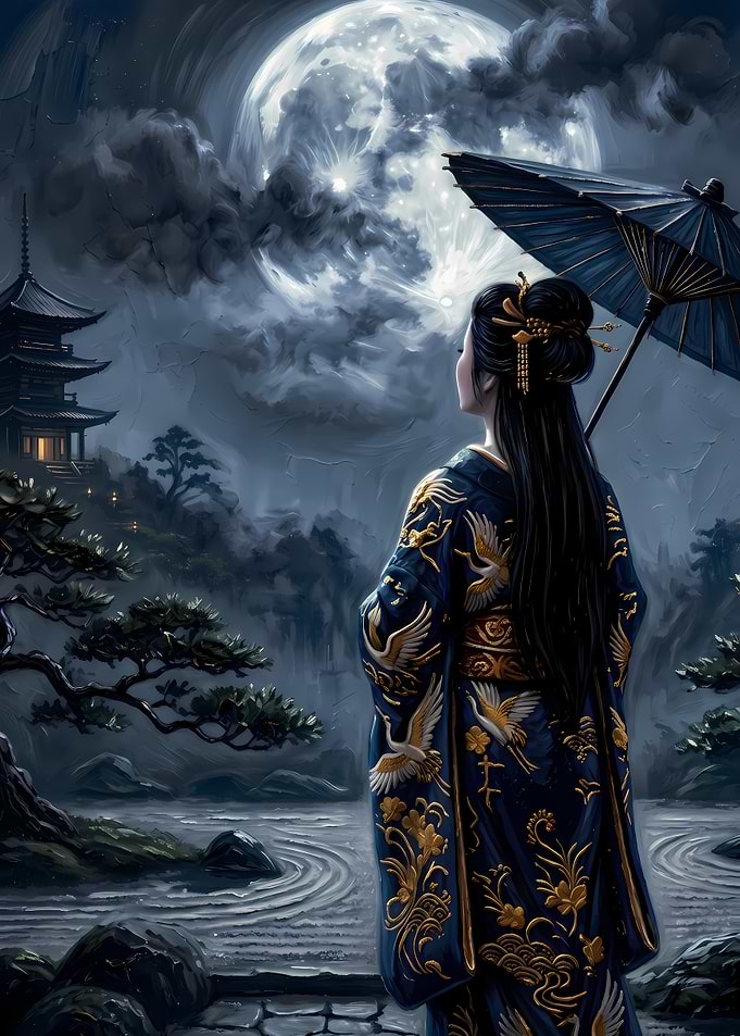 The Silent Indigo Garden