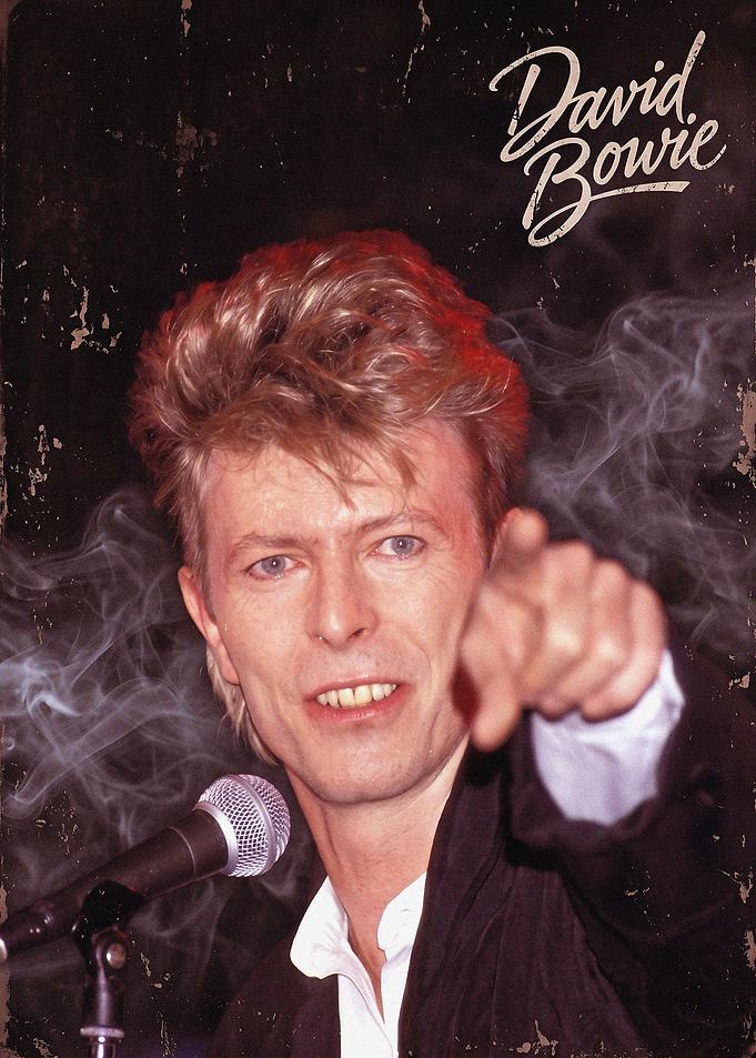David Bowie Pointing Poster