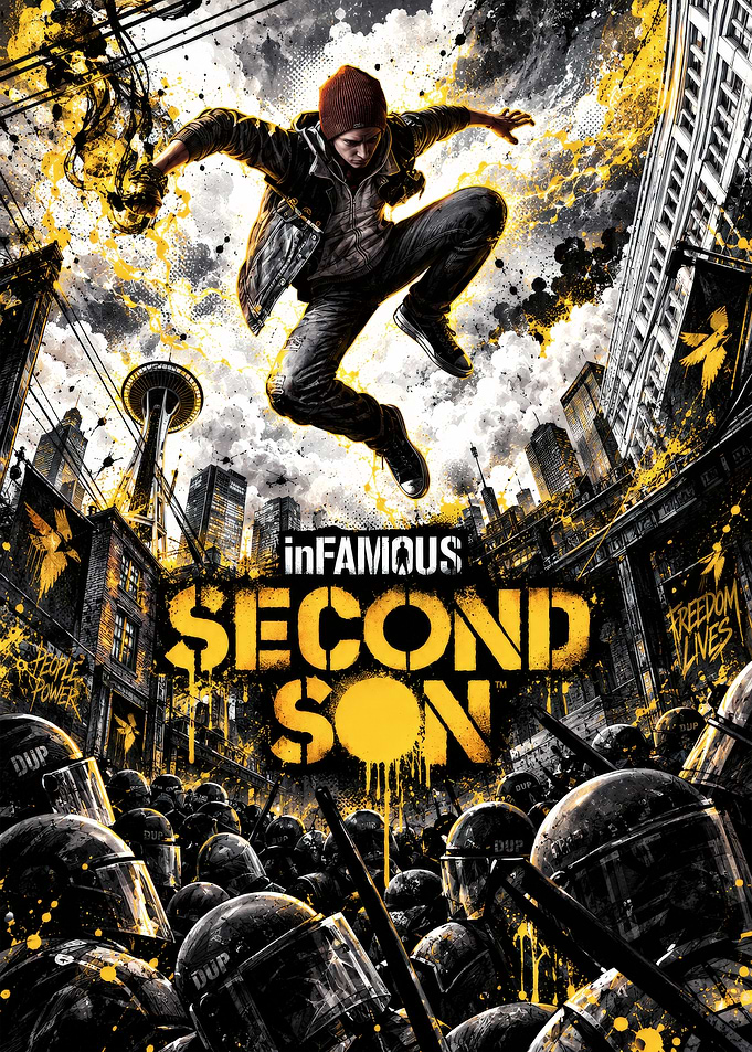inFAMOUS Second Son Delsin Rowe Poster