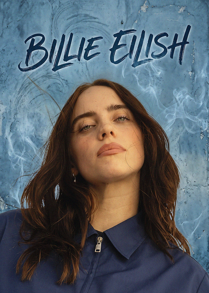 Billie Eilish Portrait Poster