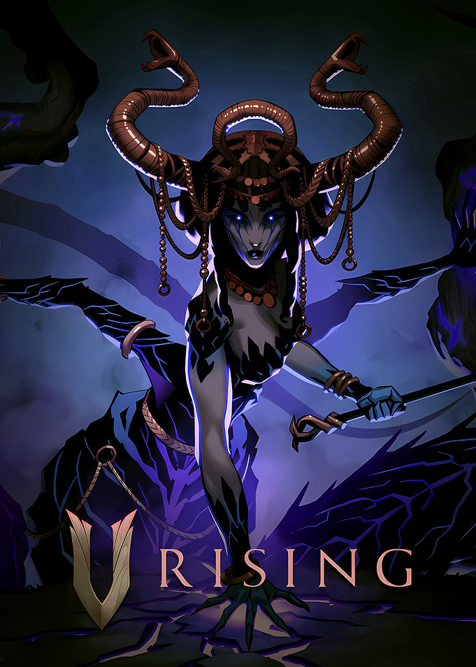 V Rising Game Art Poster