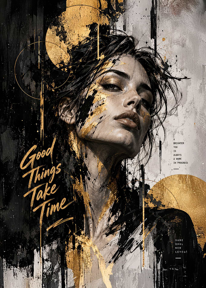 Good Things Take Time Portrait