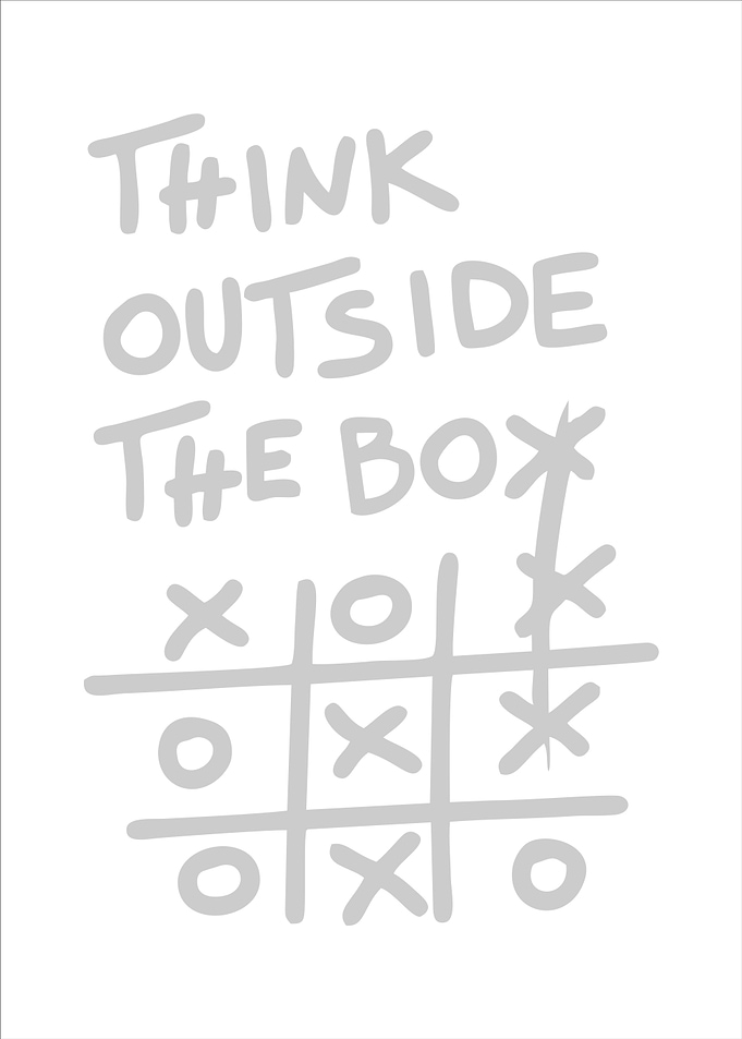 Think Outside The Box Tic-Tac-Toe