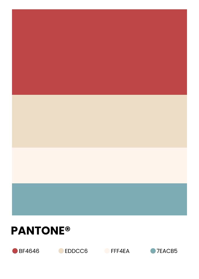 Pantone Color Palette Swatch