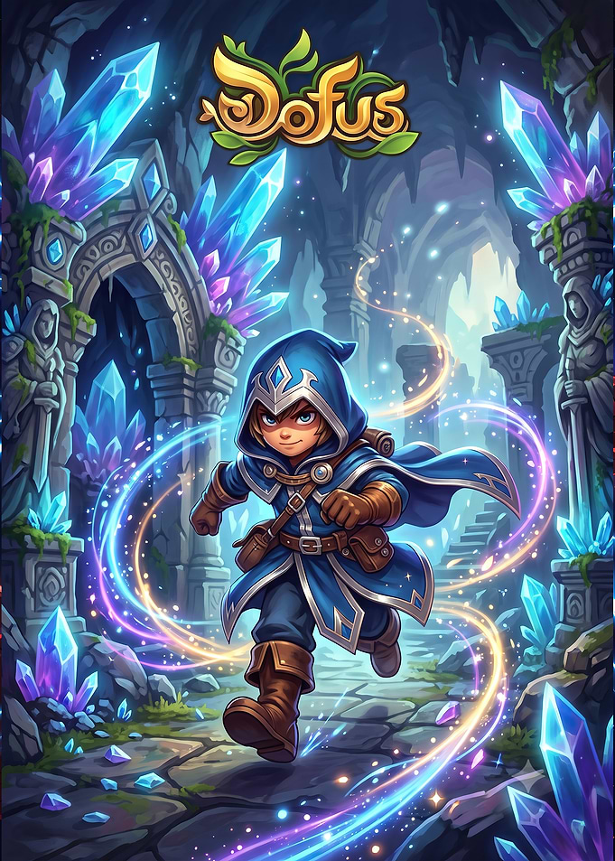 Dofus Game Character in Crystal Cave