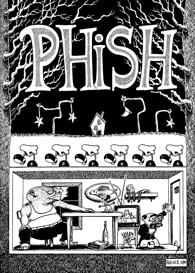 Vintage Phish Concert Poster Art