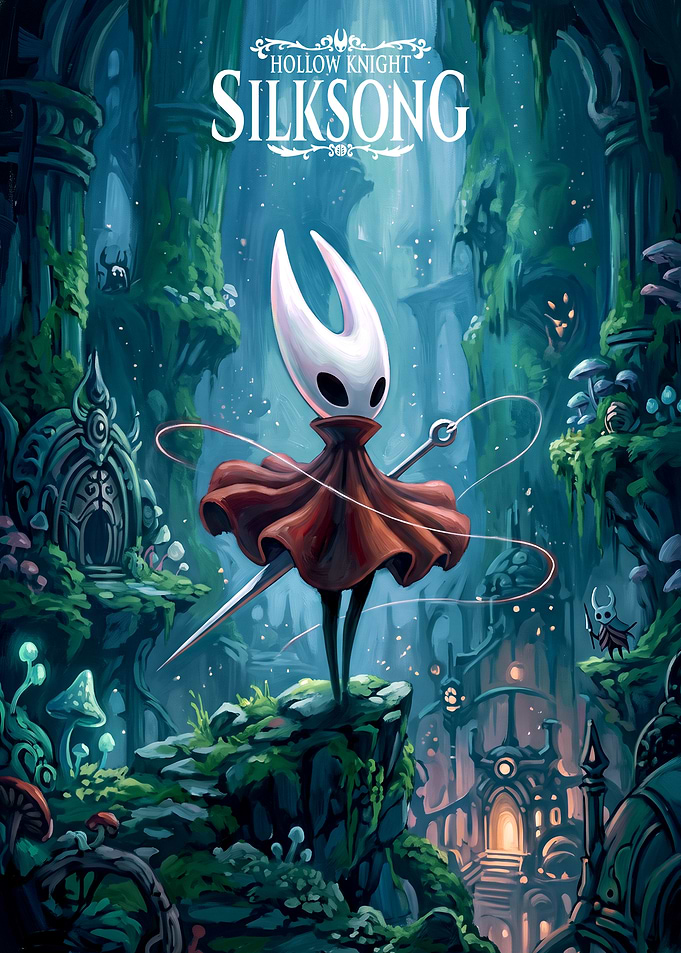 Hollow Knight Silksong Hornet Poster