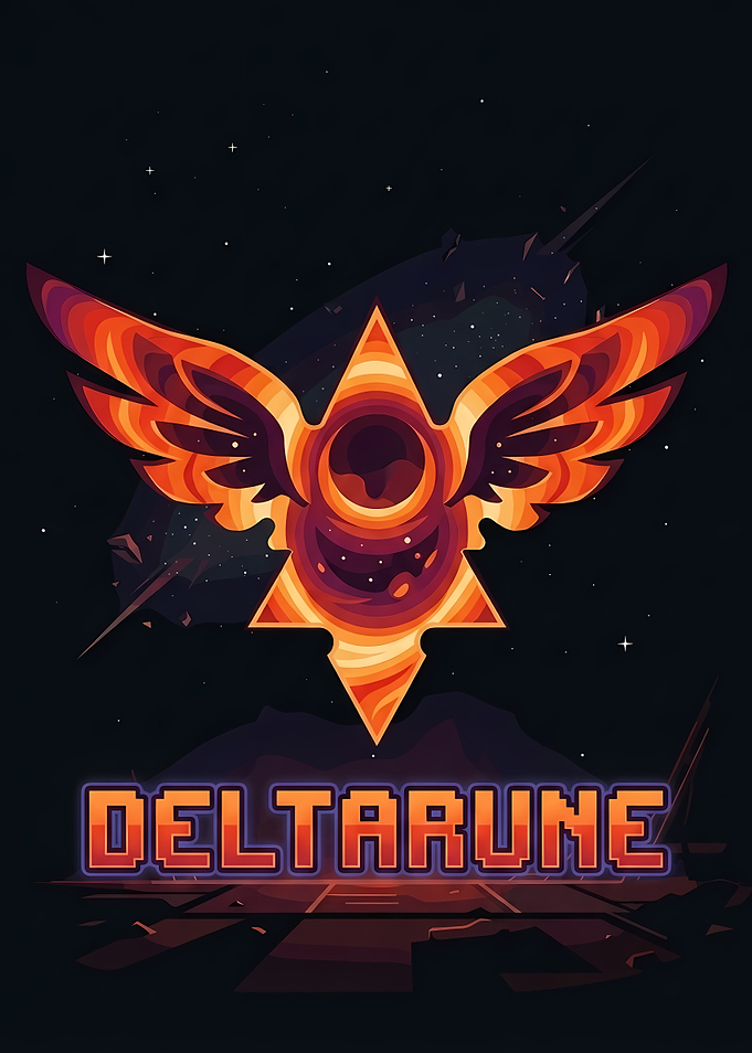 Deltarune Delta Rune Emblem Poster