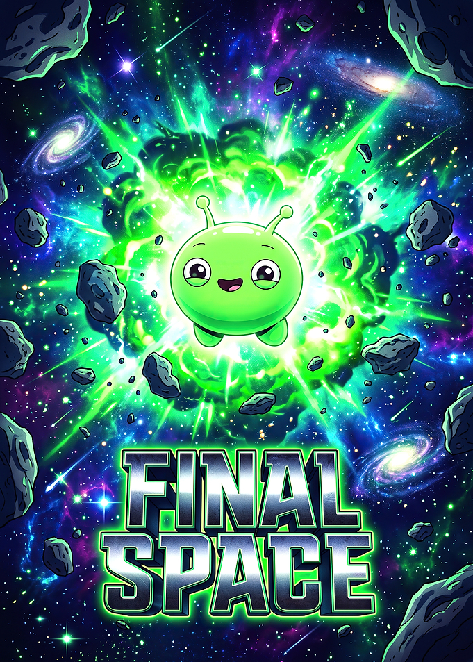Final Space Mooncake Poster