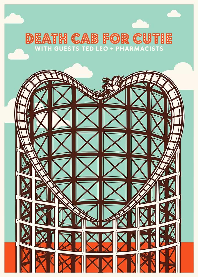 Death Cab for Cutie Concert Poster