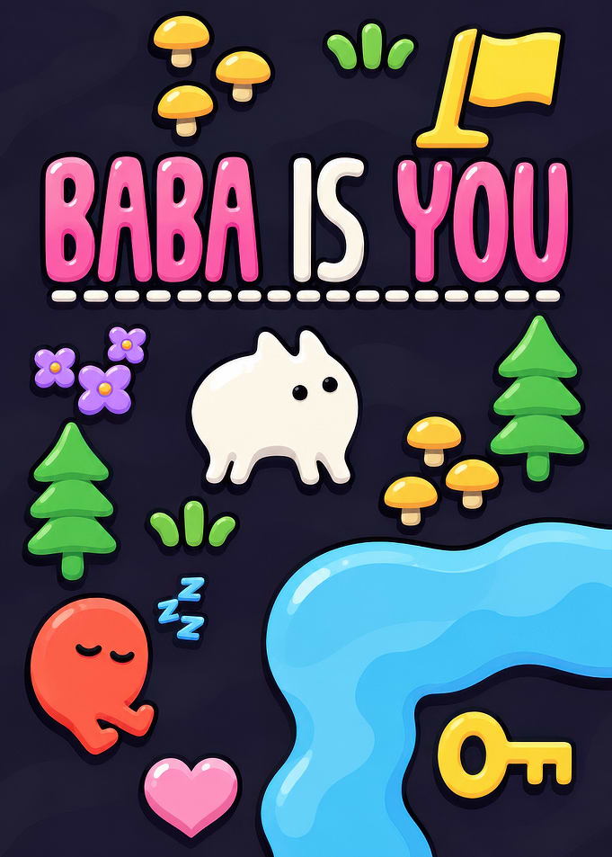 Baba Is You Game Poster