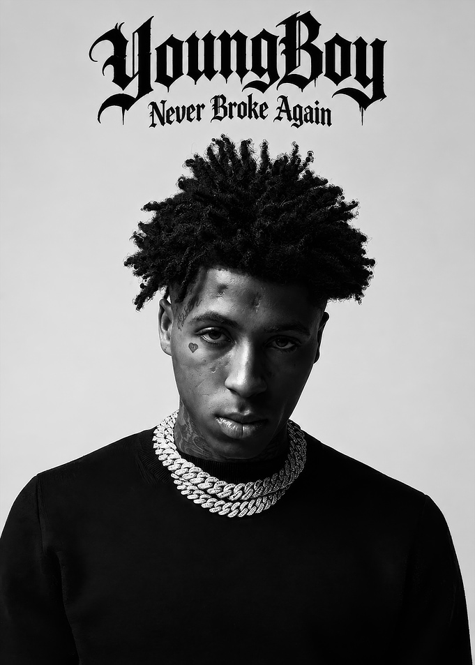 YoungBoy Never Broke Again Portrait Poster
