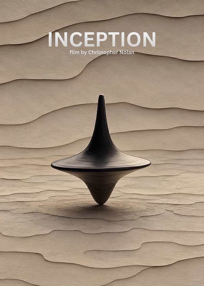 Inception Spinning Top Minimalist Poster