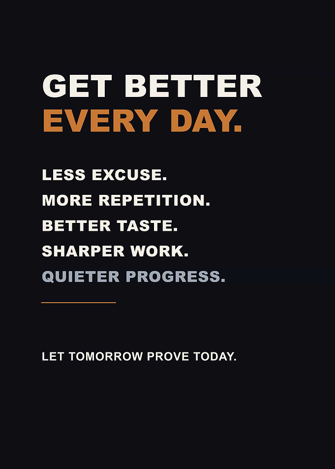 Get Better Every Day Motivational Poster