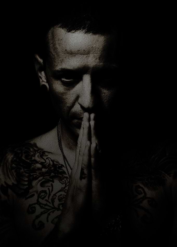 Chester Bennington Noir Portrait