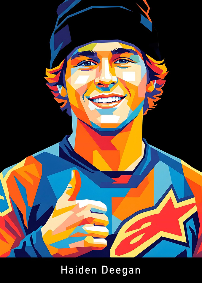Haiden Deegan Pop Art Portrait