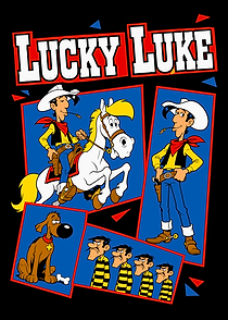 Lucky Luke Comic Character Collage