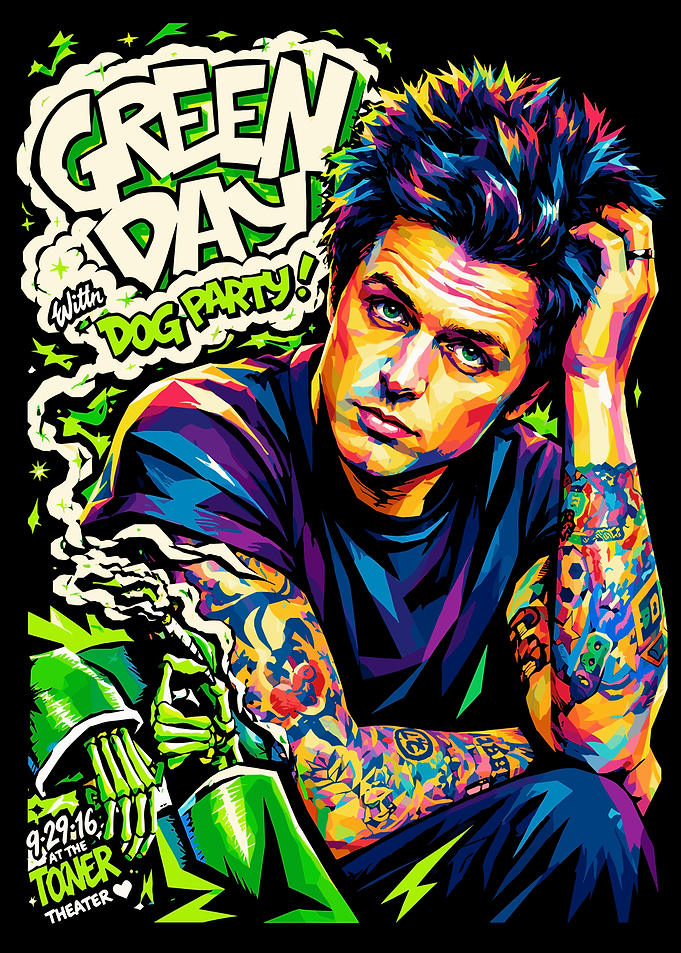 Green Day Concert Poster Art