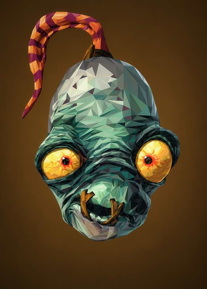 Low Poly Abe from Oddworld
