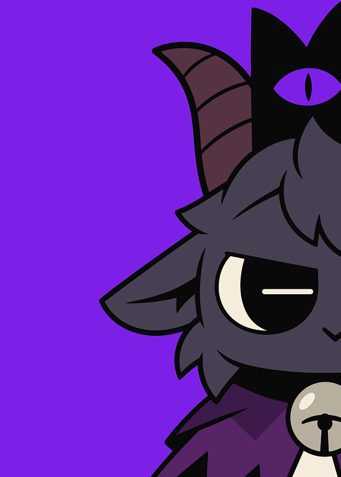 Cult of the Lamb Character Portrait
