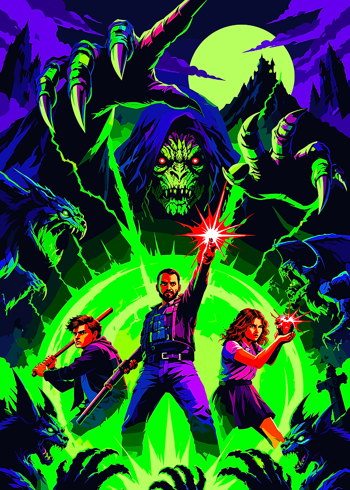 Supernatural Horror Movie Poster Art