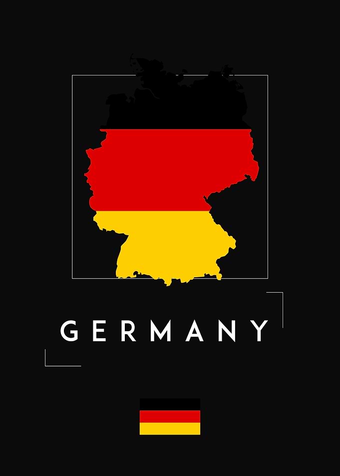 Germany Map Flag
