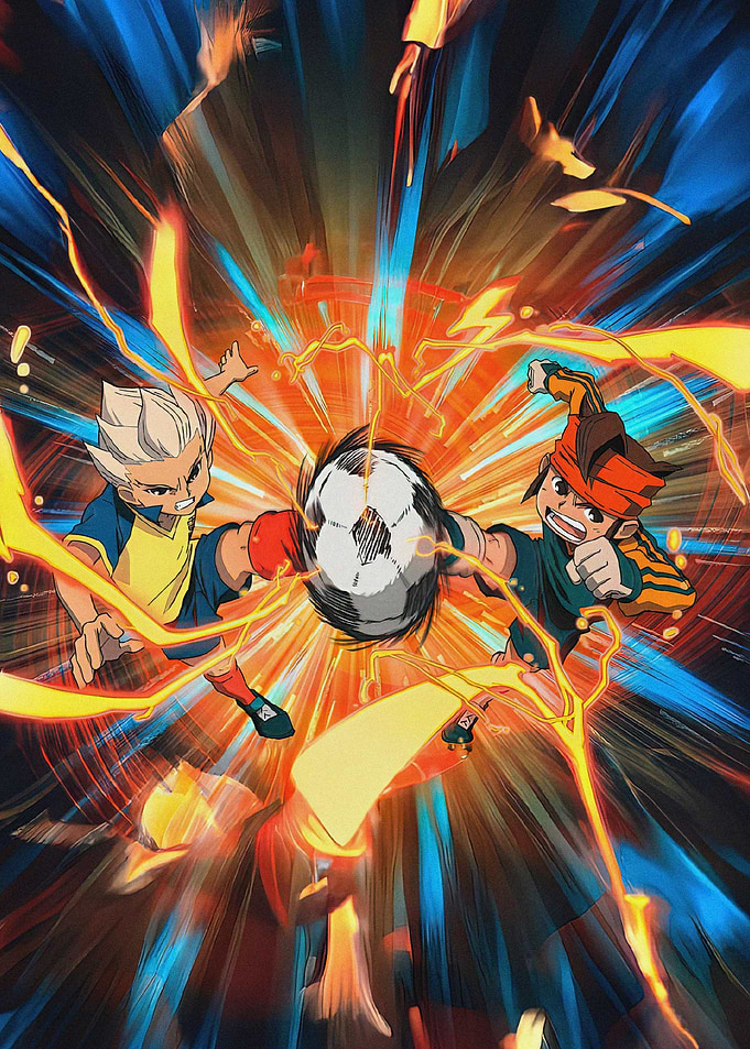 Inazuma Eleven Soccer Action Scene