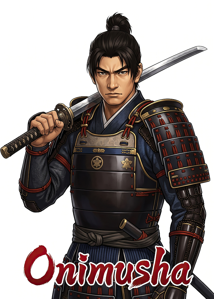 Onimusha Samurai Warrior Character Art